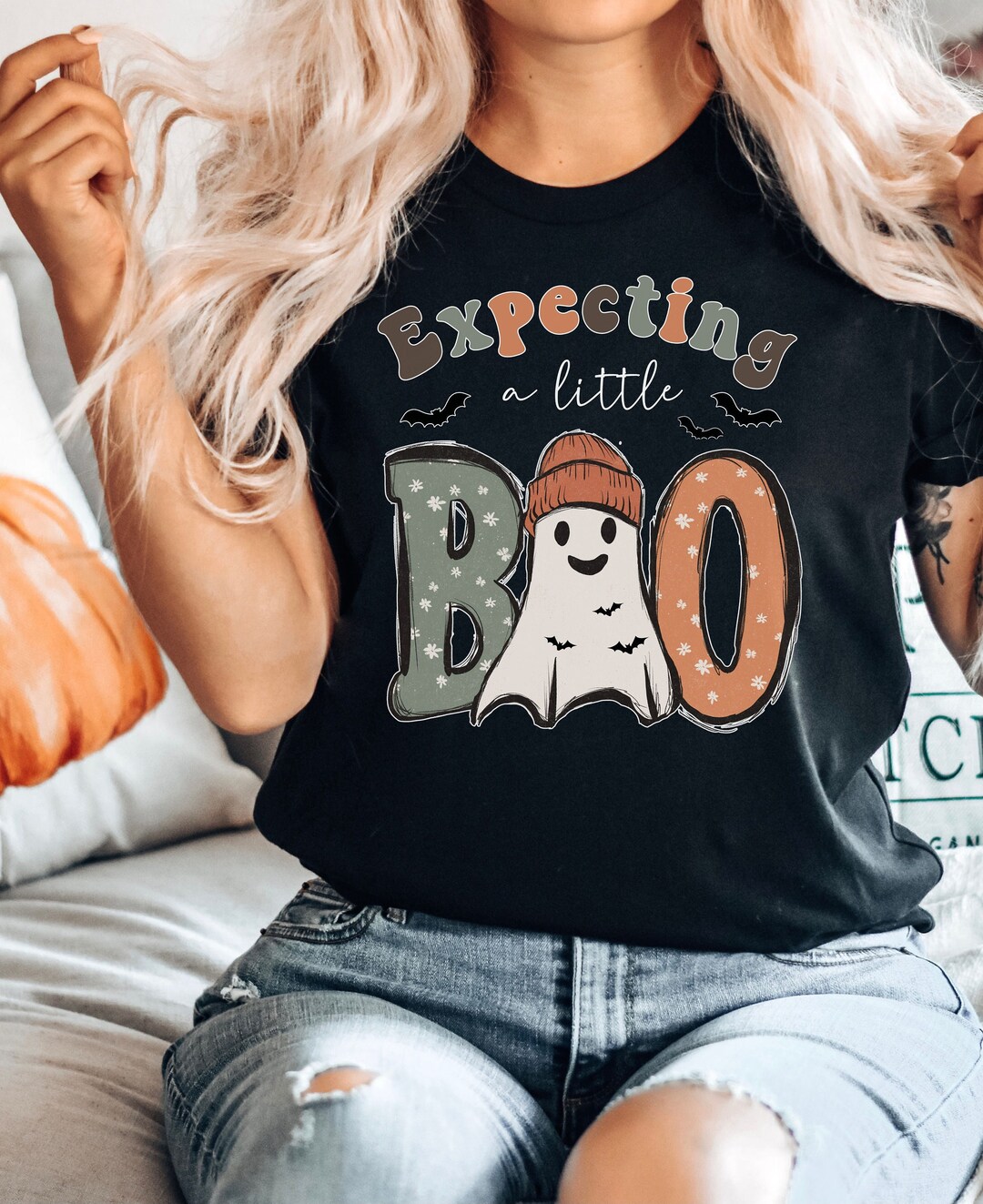 Growing A Little Pumpkin Shirt - Herbst Umstands-T-Shirt Für Schwangerschaft