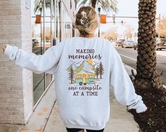 Camp Lover Sweatshirt, Camping Sweatshirt, Happy Camper Sweatshirt, Cute Hiking Sweatshirt, Adventure Sweatshirt, Camper Sweatshirt