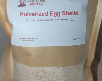 1kg Pulverized Egg Shells - Natural Calcium Fertiliser