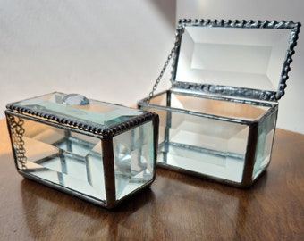 Beveled Glass Rectangular Box #2