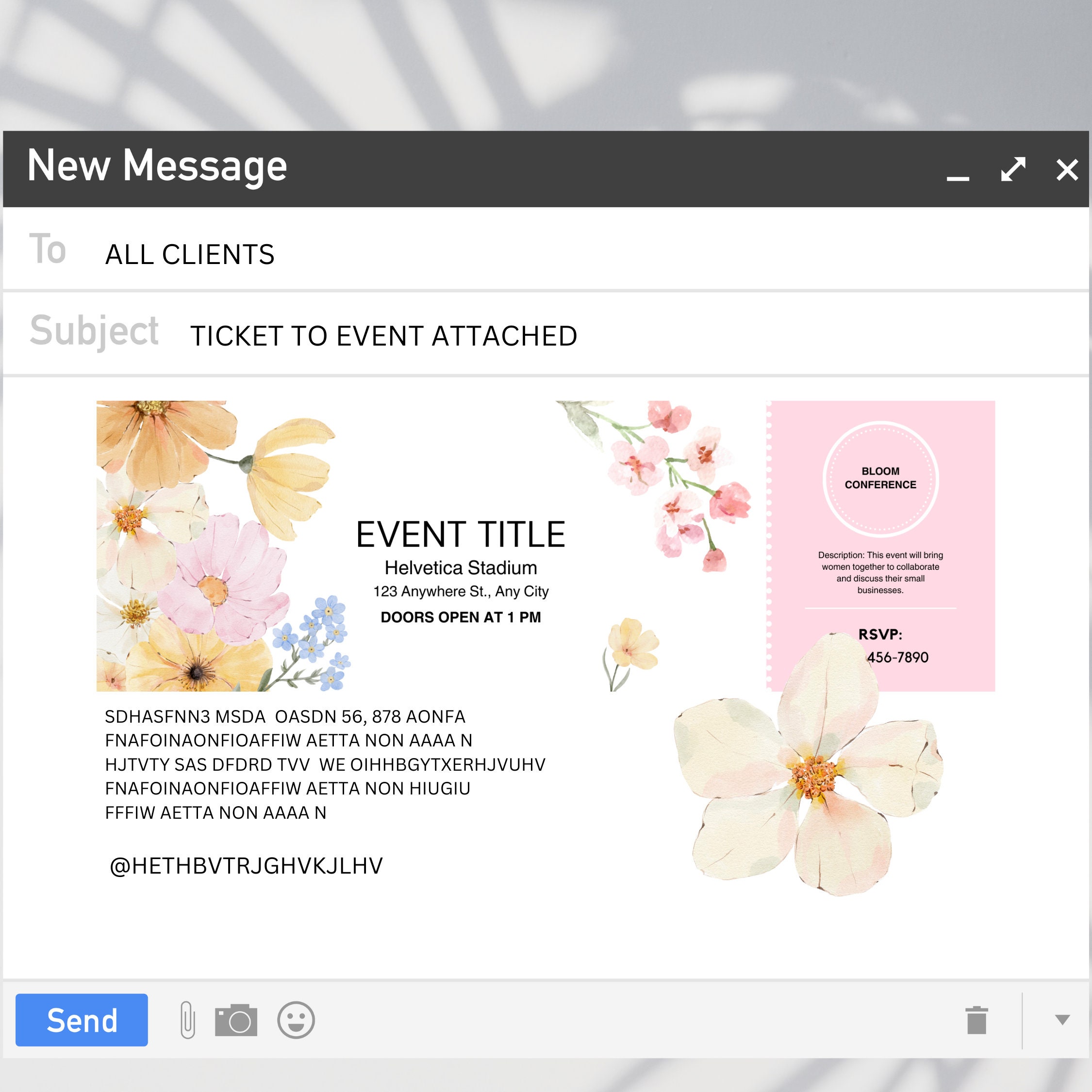 Spring Tickets Spring Event Ticket Template for 2024 | Easy to Edit Printable Tickets ...