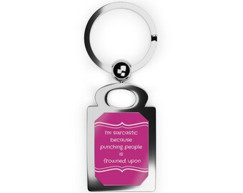 Rectangle Photo Keyring