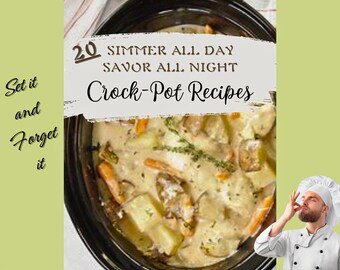 Crock Pot Rezepte Hausmannskost Herbst Schongarer Winter Suppen und Eintöpfe Mahlzeiten