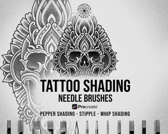 Tattoo Needle Brushes for Procreate