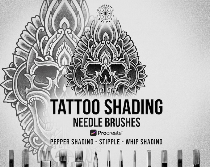 Tattoo Needle Brushes for Procreate
