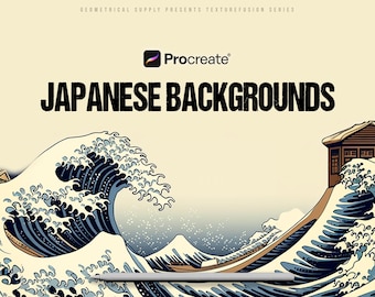 Japanese Backgrounds for Procreate