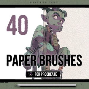 Procreate - Pennelli per texture di carta - Texture realistiche per carta acquerello Procreate - Tele di carta