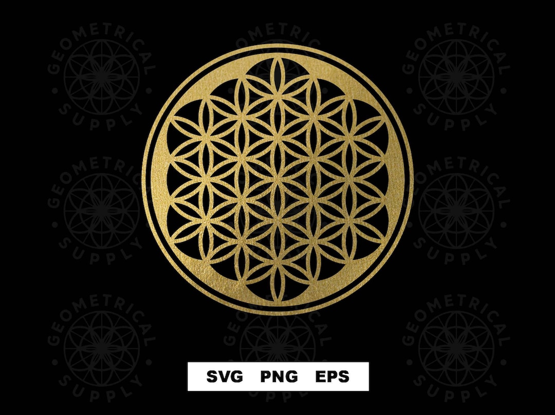 Flower of Life SVG File SVG Vector Mandala Vector Files Sacred Geometry