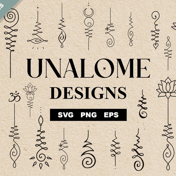 50 Unalome SVG Bundel, Unalome Tattoo Designs, Yoga SVG, Namaste Svg Meditatie Vector Digital Cut File Cricut / Silhouet Eps Png