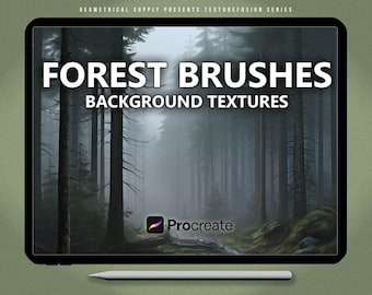 Procreate - Forest Texturpinsel ~ nahtloses Naturpinselset - TextureFusion Series