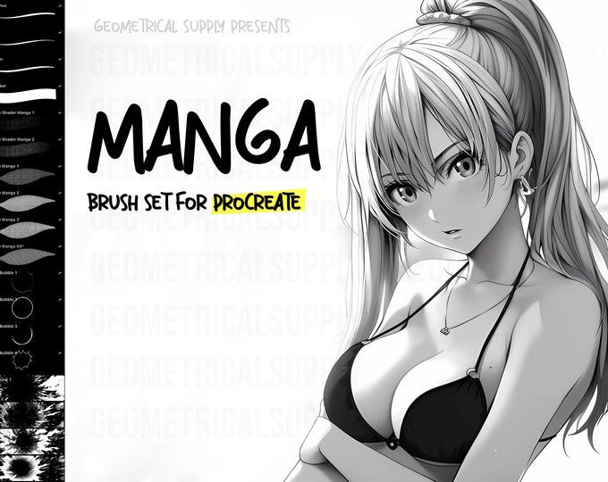 Ultimate Manga Brushes for Procreate