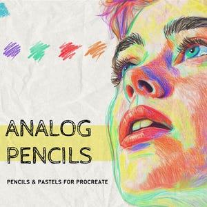 Procreate - Analog Pencils - Procreate Illustration and Sketch Brushes