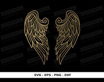 Angel Wings svg, Wings svg, Memorial svg, Angel svg, svg for silhouette, Instant Digital Download, Svg for cricut