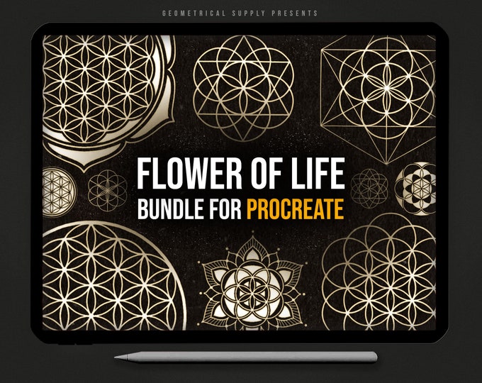 Flower of Life Design Bundle for Procreate