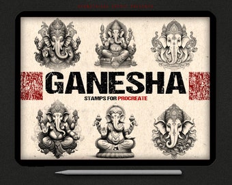 Ganesha Tattoo Designs for Procreate