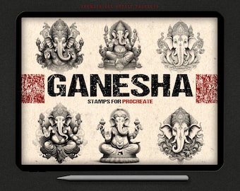 Ganesha Tattoo Designs for Procreate