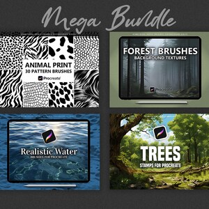 Procreate Mega Bundle - Brushes & Stamps - Etsy