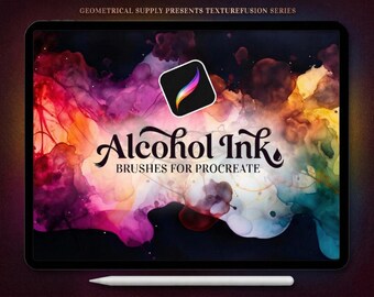 Procreate Alcohol Ink Brushes