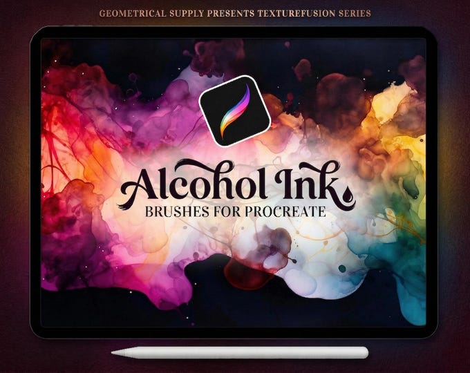 Procreate Alcohol Ink Brushes