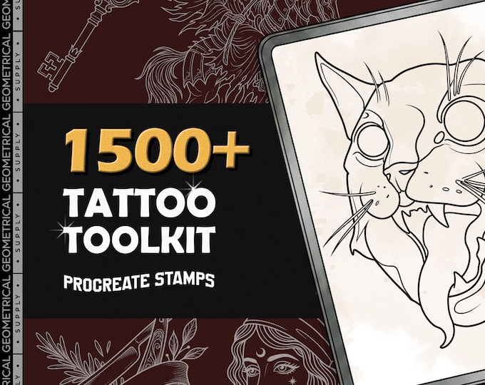 Procreate Tattoo Toolkit - 1500+