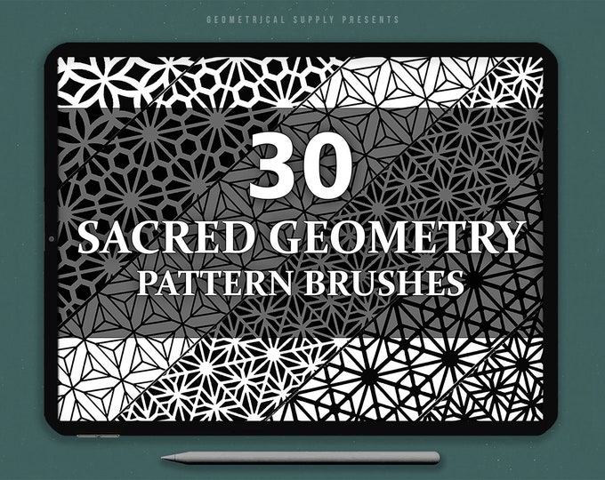 Sacred Geometry Procreate Brushes