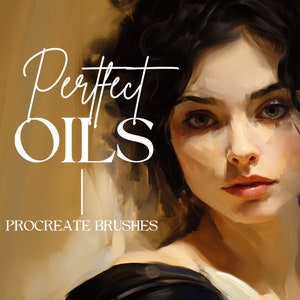 Procreate - Perfect Oil Paint Brushes - Abstract Oil Brush Set for Procreate
