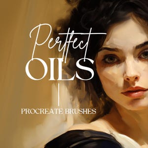 Procreate - Perfect Oil Paint Brushes - Abstract Oil Brush Set for Procreate