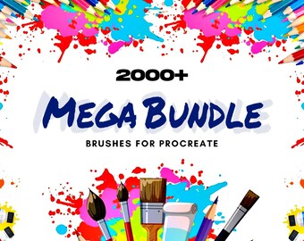 Procreate - 2000+ Brushes - Mega Bundle