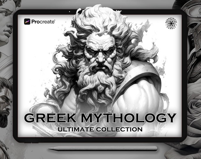 Procreate - Greek Gods Tattoo Designs