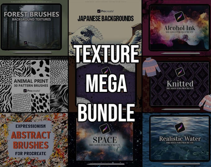 Procreate - Texture Brushes Bundle