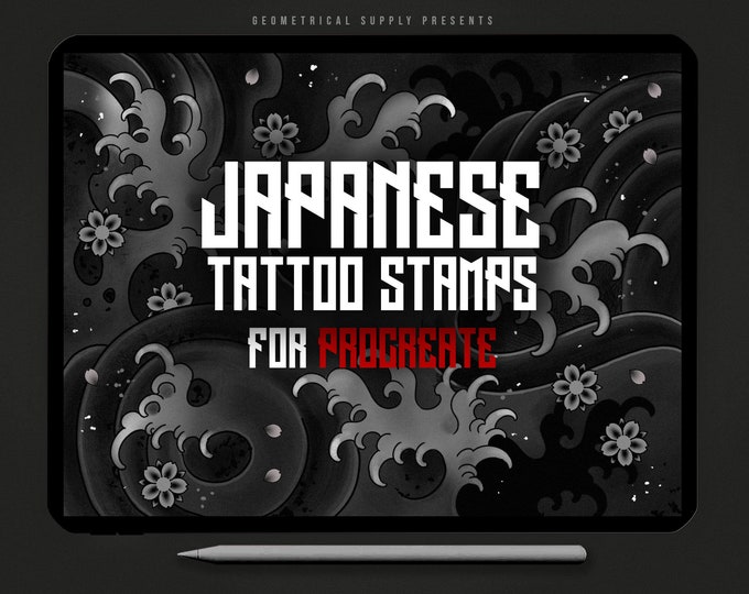 Japanese Tattoo Designs for procreate