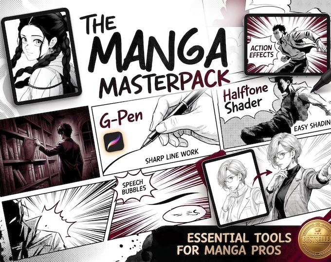 Ultimate Manga Brushes for Procreate