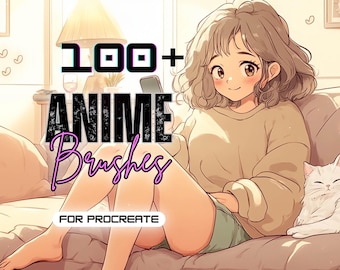 Procreate - 100+ Soft Anime Style Brushes