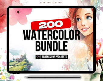 Procreate - Realistic Watercolor Brushes