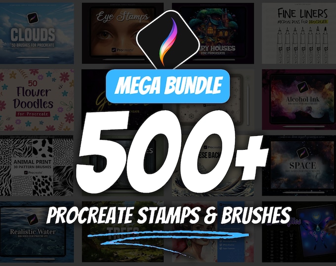 Procreate Mega Bundle - Brushes & Stamps