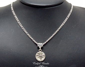 Minimalist Dragonfly Charm Necklace - Stainless Steel Chain Necklace With Dragonfly Charm