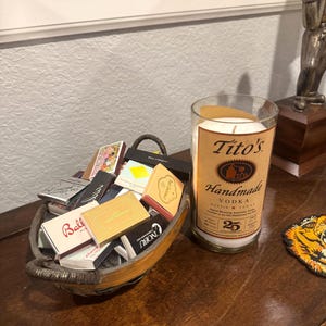 Tito&#39;s Vodka Candle