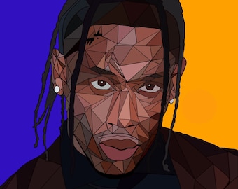 travis scott 1 drawing