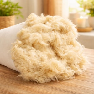 Organic Kapok Fiber Fill, Natural Pillow & Craft Stuffing
