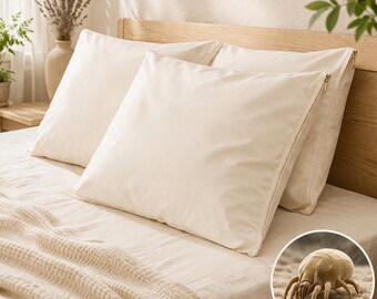 GOTS Organic Cotton Topper Cover - Dust Protection, Chemical-Free