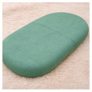 Organic Cotton Baby Cradle Sheet, EcoDyed Soft Fitted Sheet for Newborn Infant Toddler