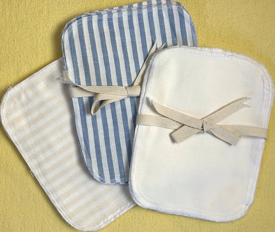 6 Pack Organic Cotton Flannel Washcloths 6 X 8 I Organic Baby Flannel Washies Etsy