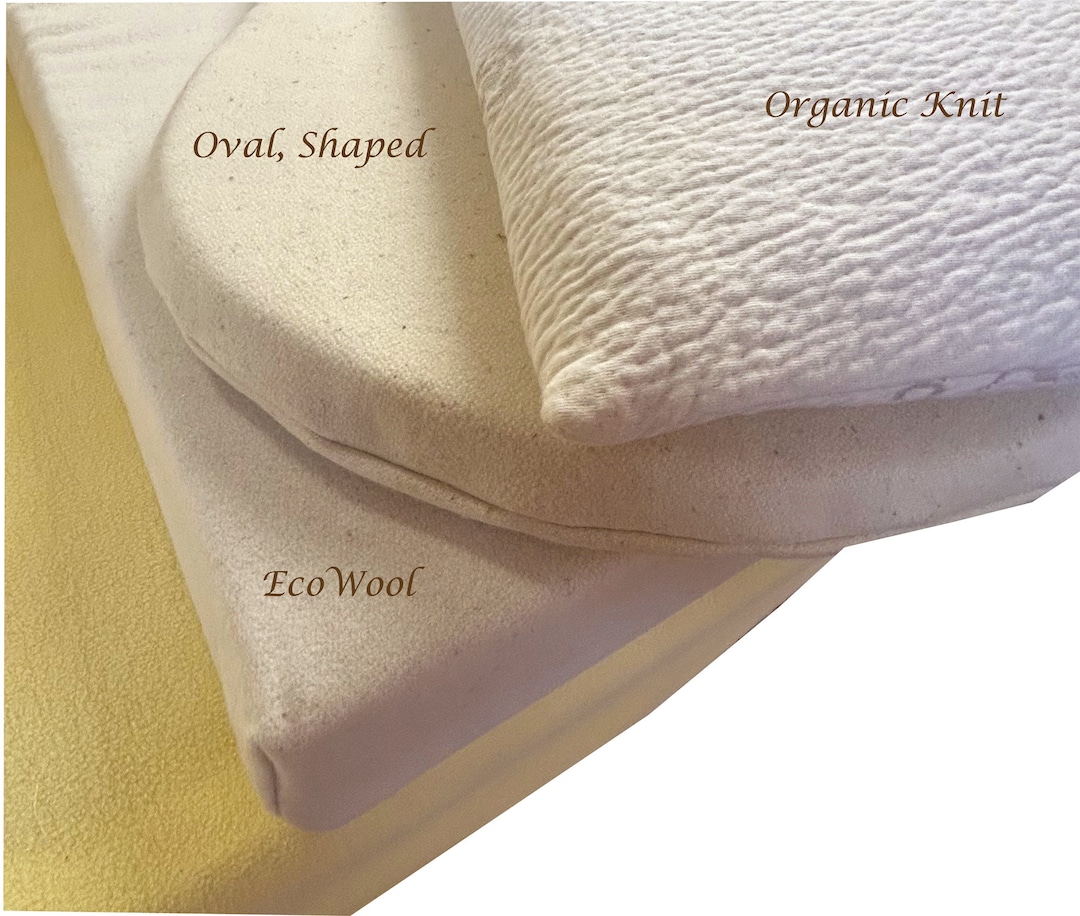 1.5 Custom Baby Changing Pad/topper Organic Latex Wool Insulator and Organic Cotton or Ecowool