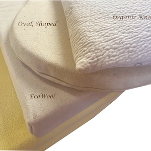 Custom Baby Changing/Playpen Pad/Topper Organic Latex and EcoWool Water Resistant with insulator breathable layer