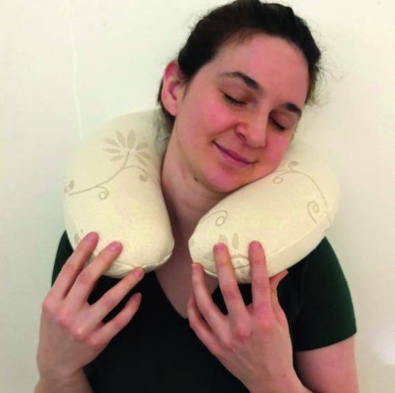Organic Neck and Travel Pillows I Adjustable, Breathable, Pure and Healthy Sleep I Premium Organic Cotton Outer