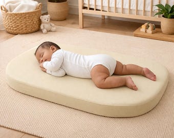 Organic Cotton Baby Mattress, Pad and Topper Cover I Dust Protection