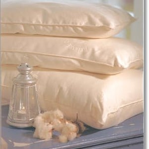 Organic EcoWool Pillows I Fill Options I Breathable, Pure and Healthy Sleep I Premium Organic Cotton Outer