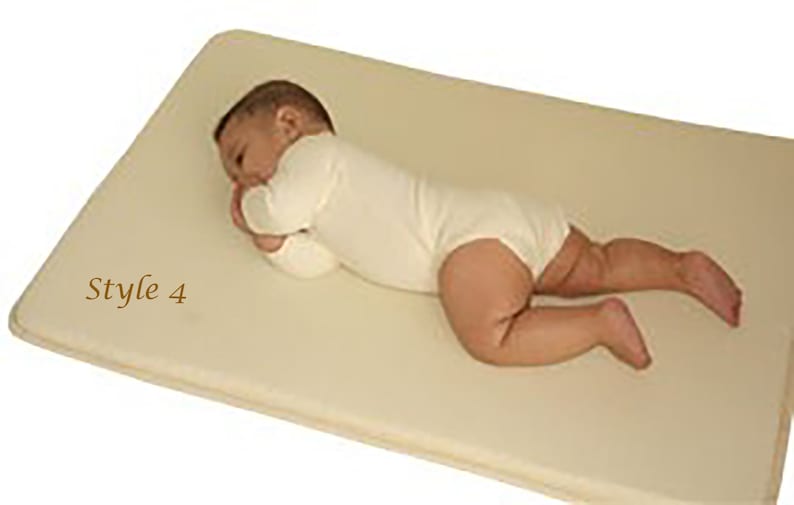 Custom Baby Changing Pad/Topper Organic Latex and Organic Cotton Vegan or EcoWool Water Resistant image 2