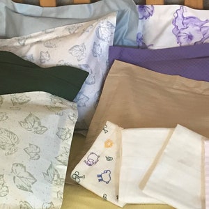 Clearance Organic Cotton Pillow shams I Boudoir, Standard, Queen, King I Half Price