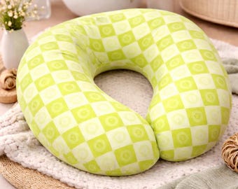 Organic Cotton Nursing Pillow, Adjustable Vegan Options